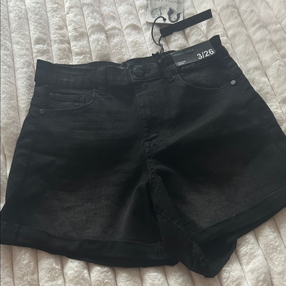 Kendall & Kylie Black Jean Shorts